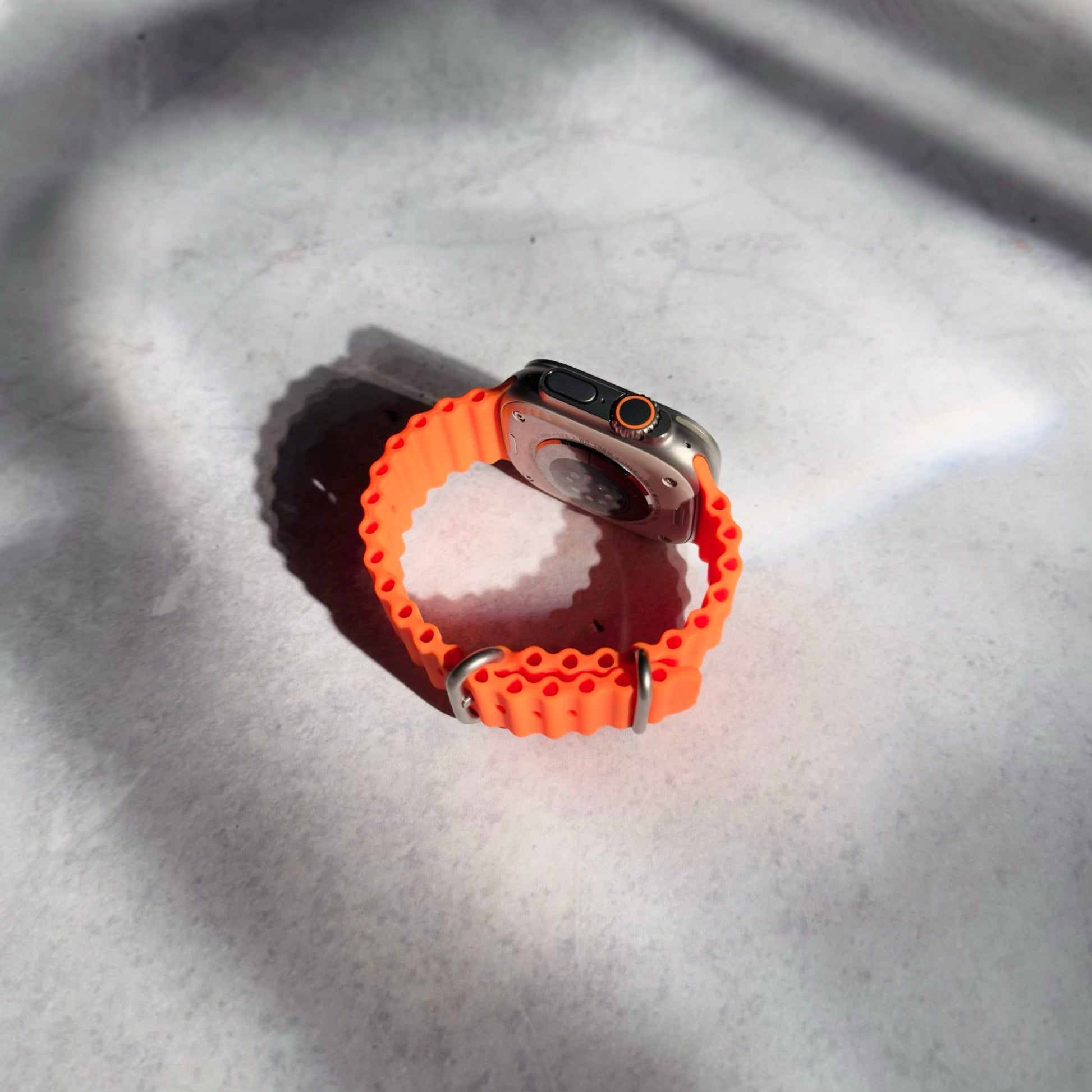 Orange Ocean Band shown from back